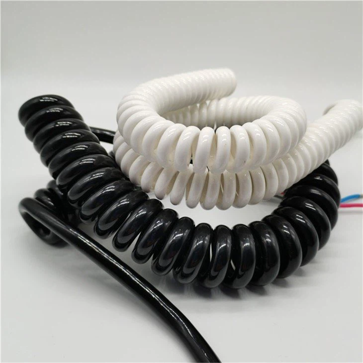 electric spiral coil cable
