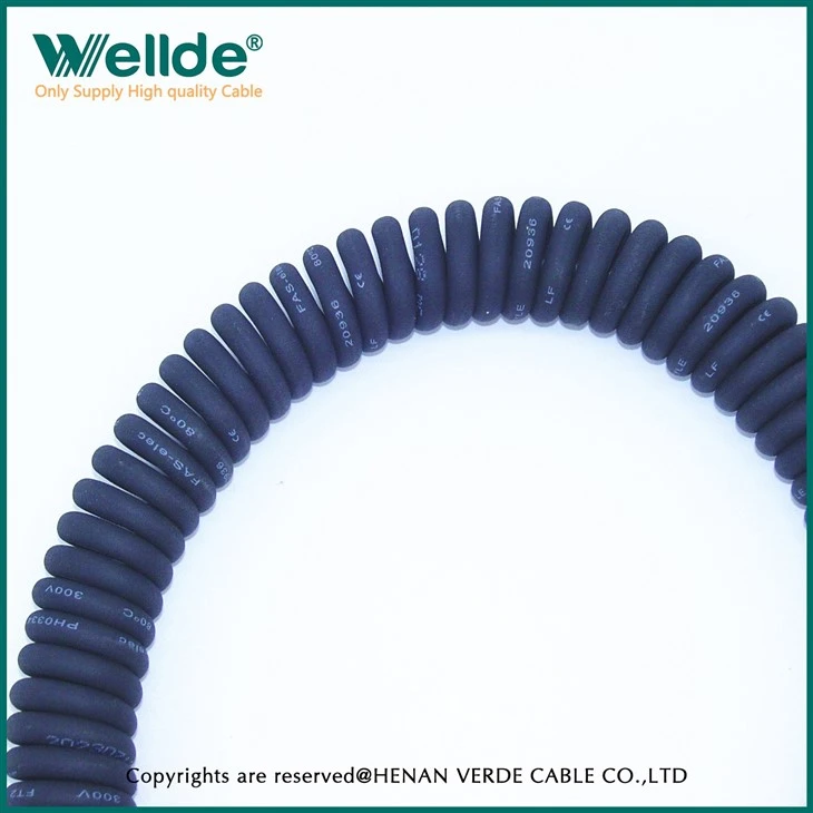 Spring Wire PVC Insulated Spiral Coil Cable