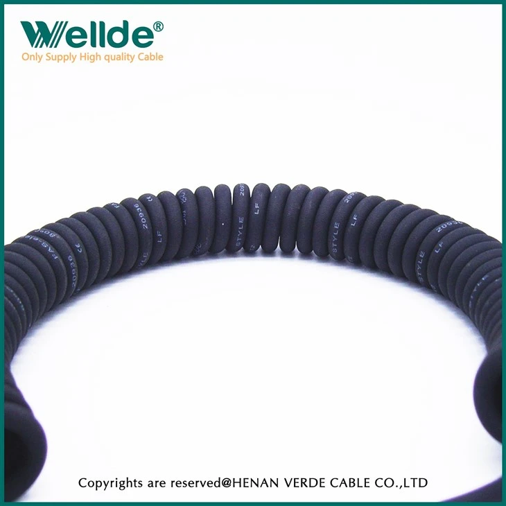 Spring Wire PVC Insulated Spiral Coil Cable