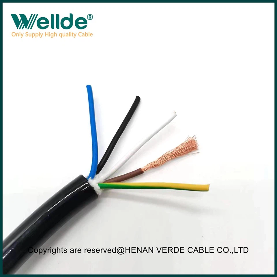 5 Core 1.5mm Coiled Cble