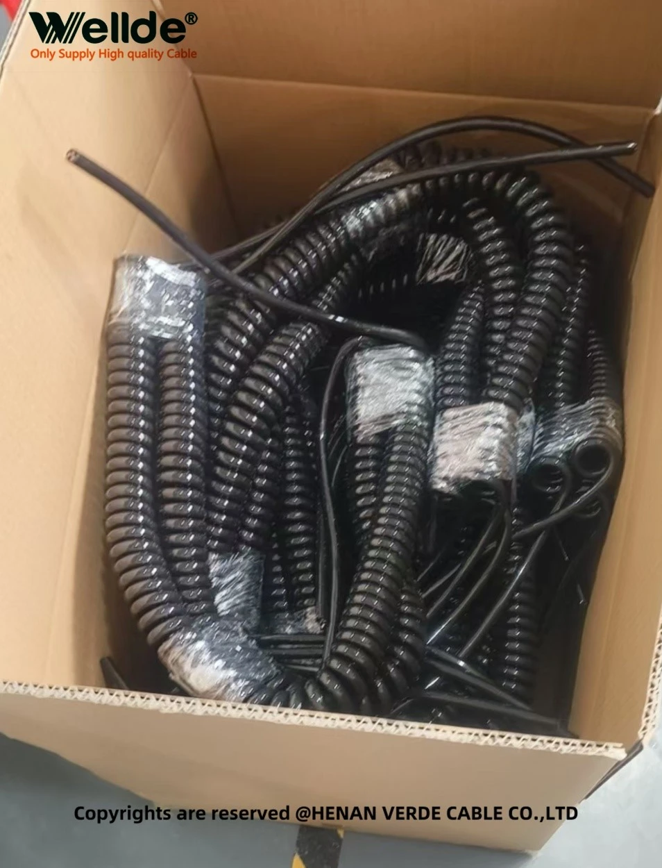 3 core 25mm spiral cable